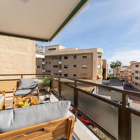 Sea View 2 Bedroom Apartment 2 Min Away From The Beach Torremolinos Bagian luar foto